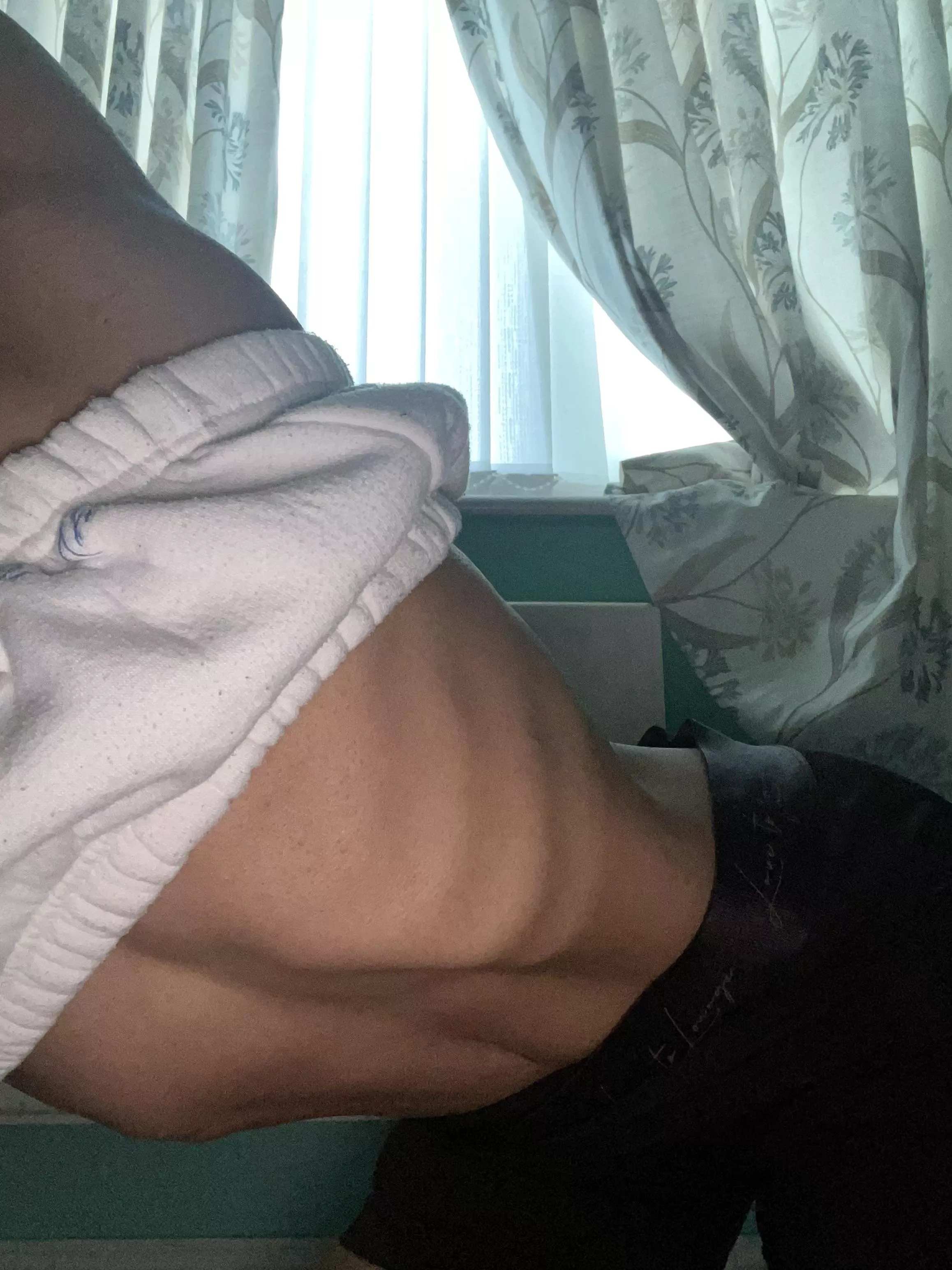 I wish you could feel my ribs piercing through