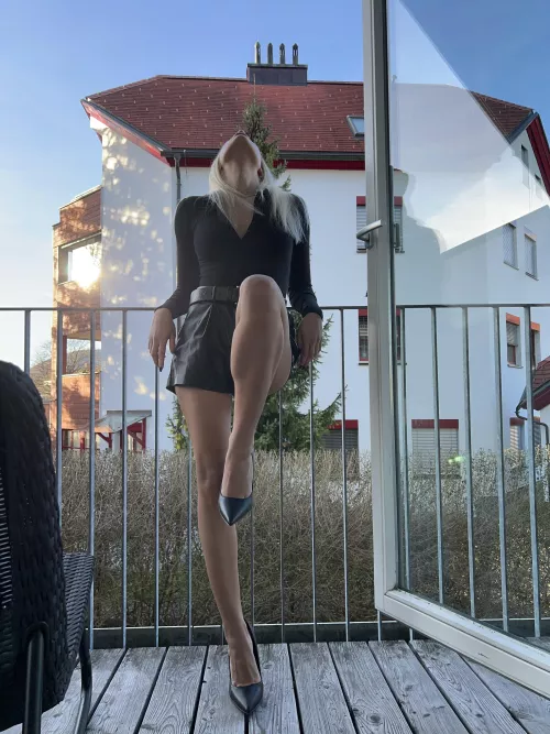 if we were sitting in a restaurant, I would tell you in your ear that I'm not wearing panties