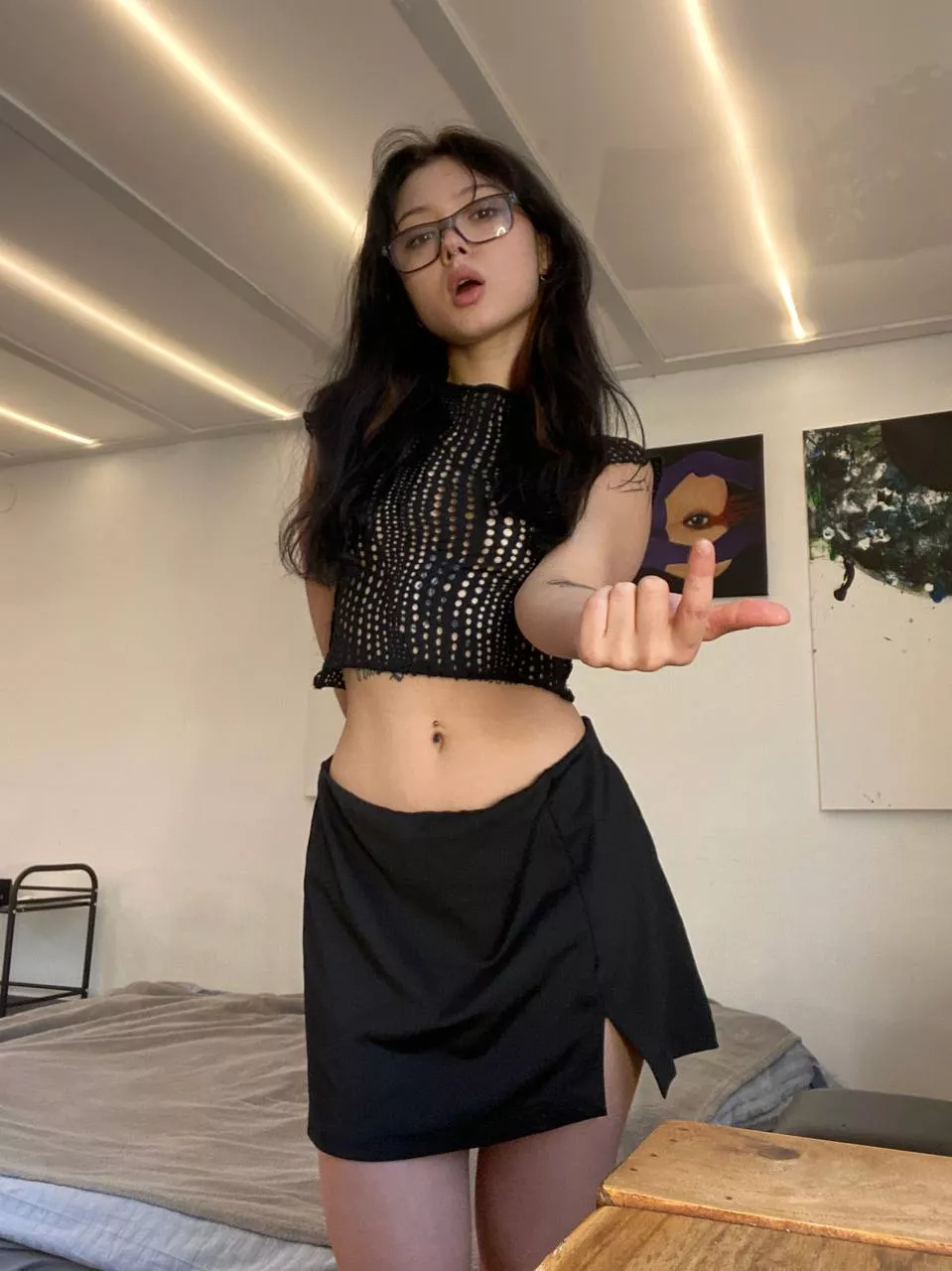 I'll warm you in my arms