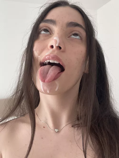 I'm cumming from your cum on my face