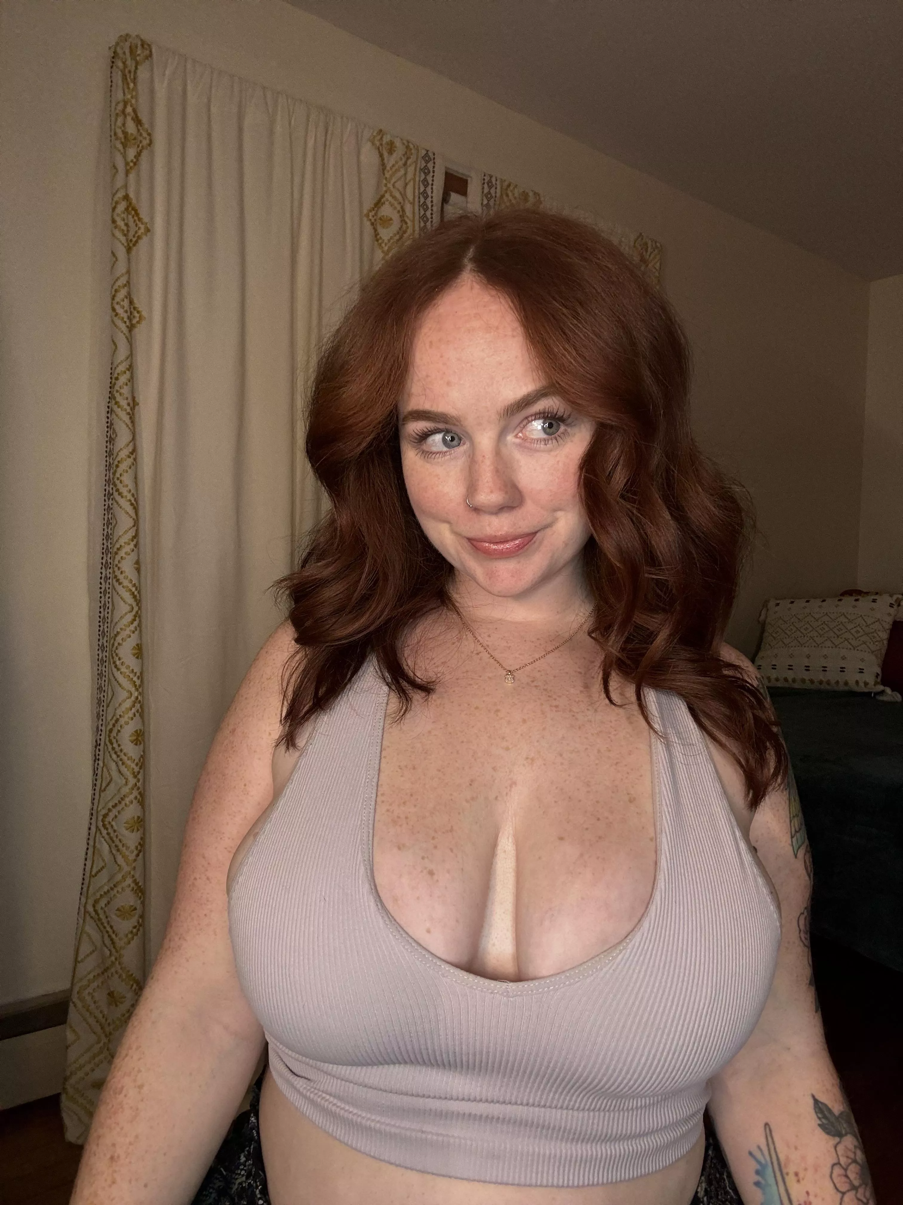 I’m not sure where I have more freckles