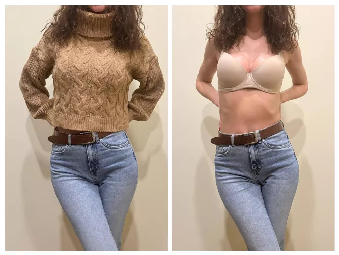 Many were excited with a photo in a jumper, thus I did this collage