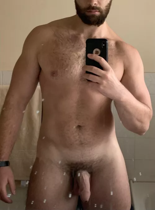 My GF bailed on me tonight so I guess I’ll be jerking off by myself after showering