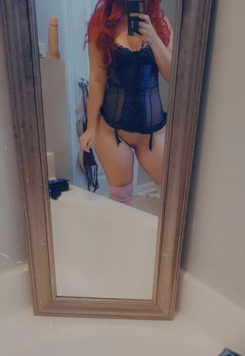 My hotwife about to practice for her bull.