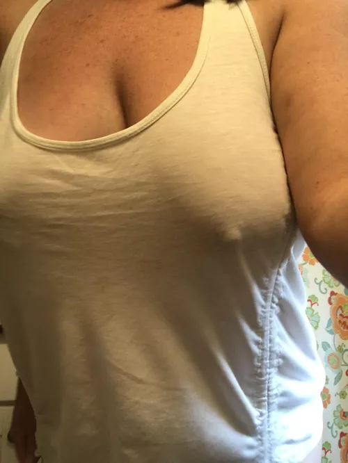 My wife braless is my favorite