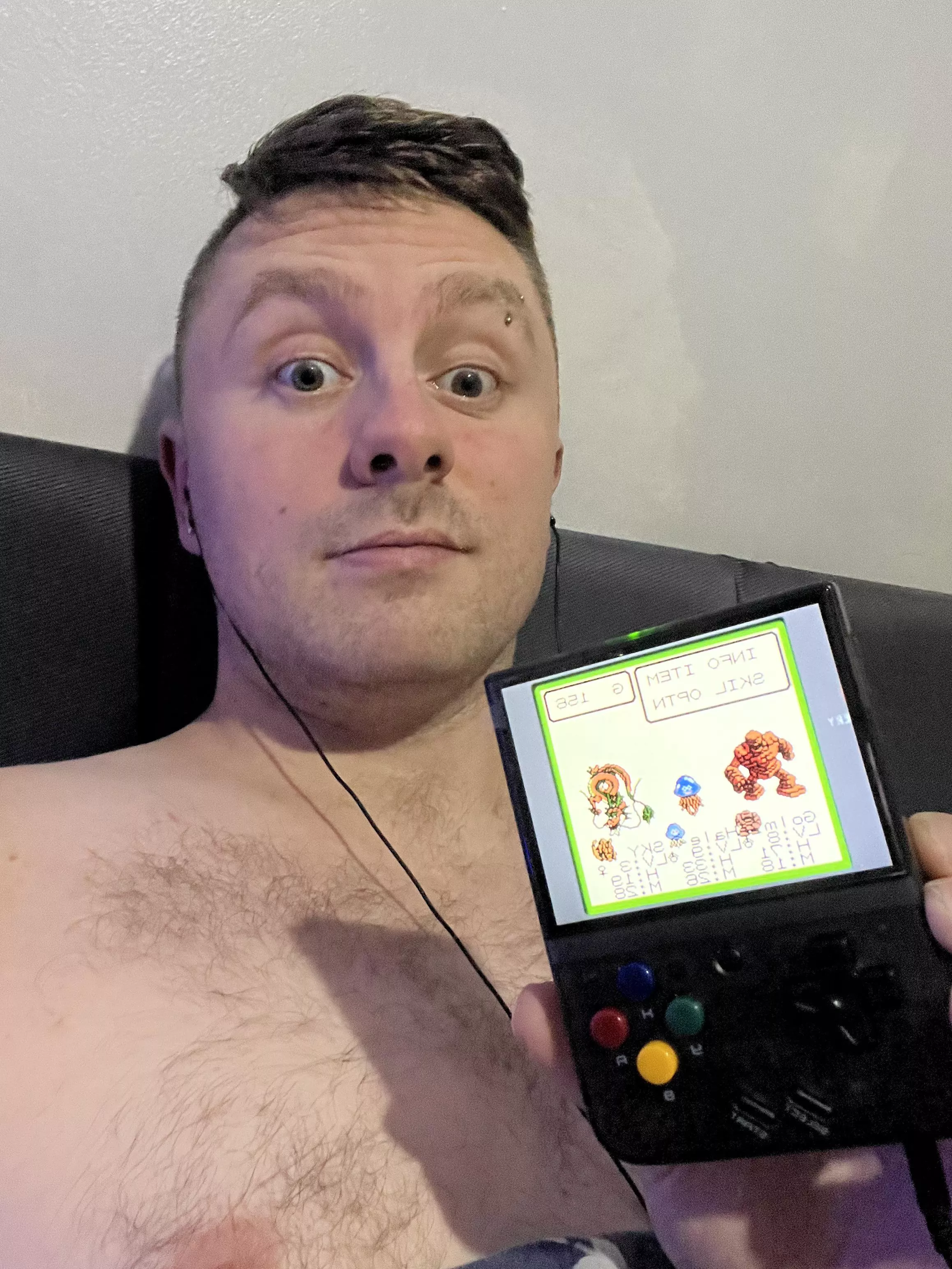 playing some Dragon Quest/Warrior Monsters on the Miyoo mini plus 🐉🎮