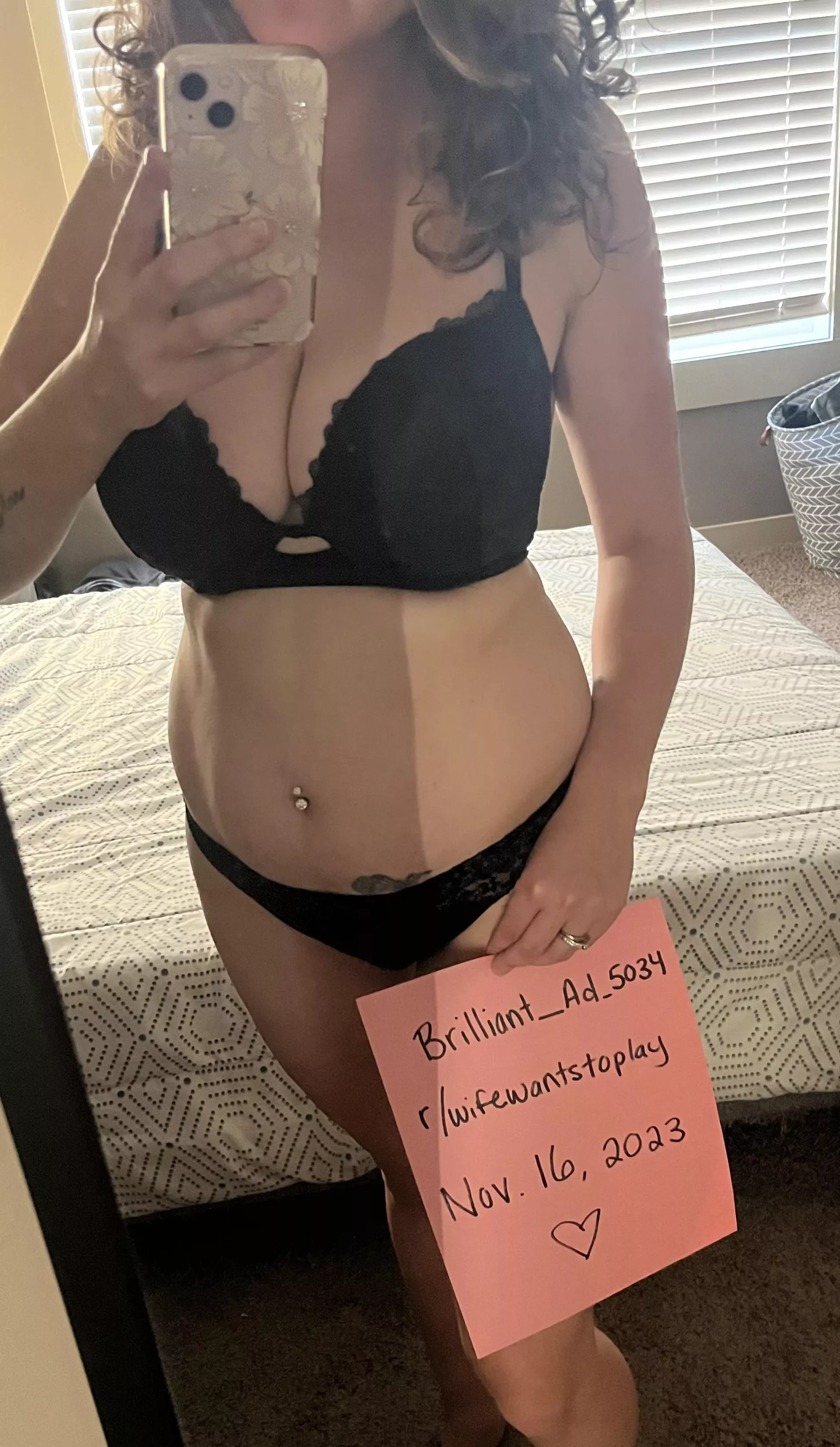 Please verify my wife (30) so she can have some fun in our DMs with some men/women in here 😉