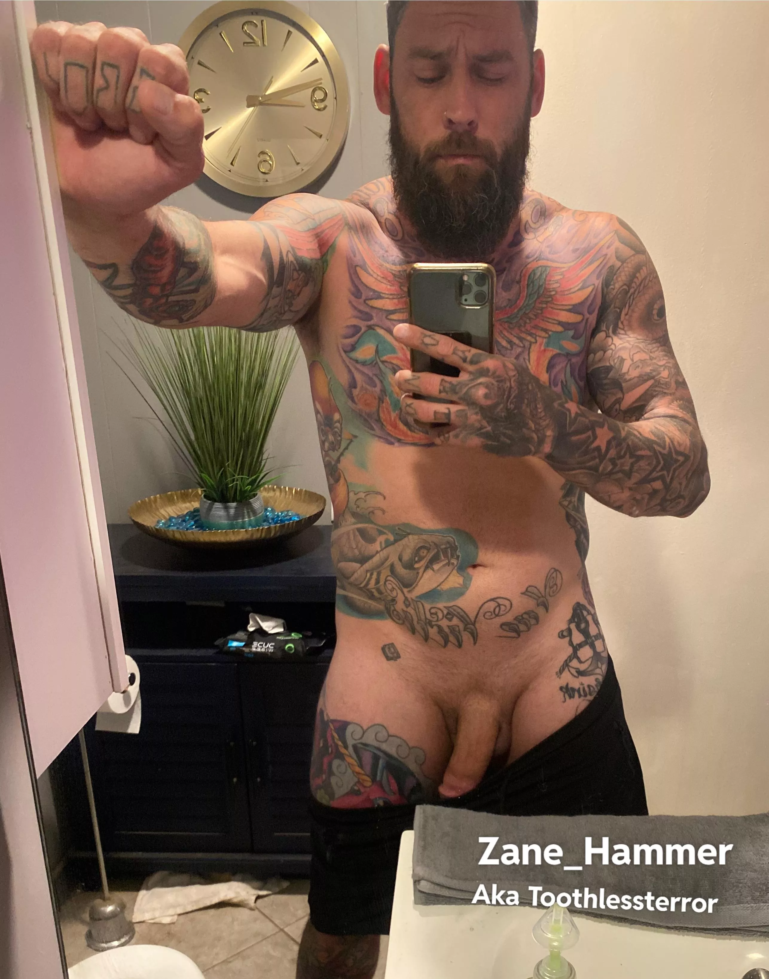 Shop time bathroom break.