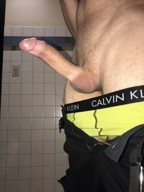 Step into the bathroom at work and see me like this. What do you do?