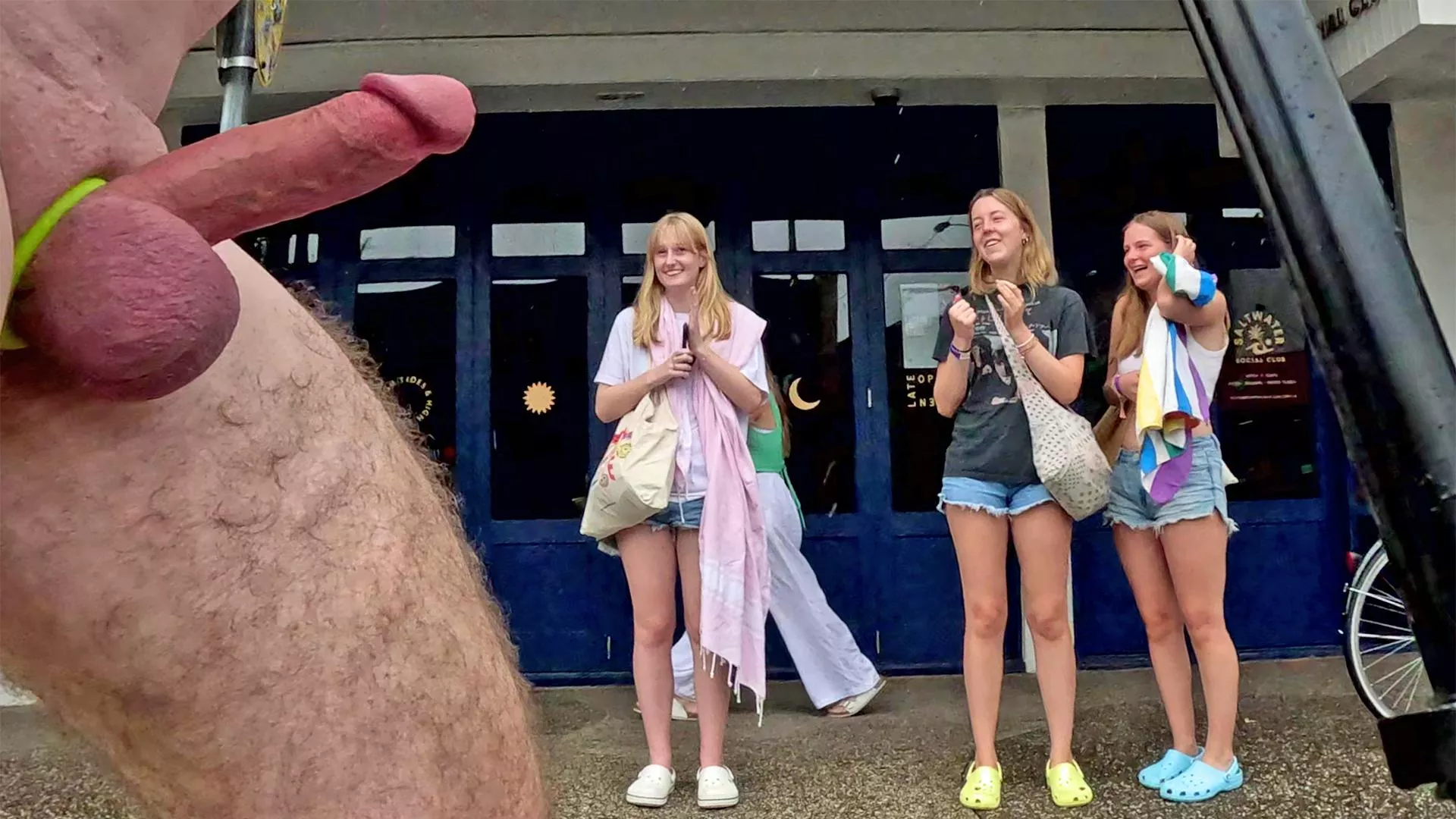 Their CFNM requirements were met by this public erection at WNBR