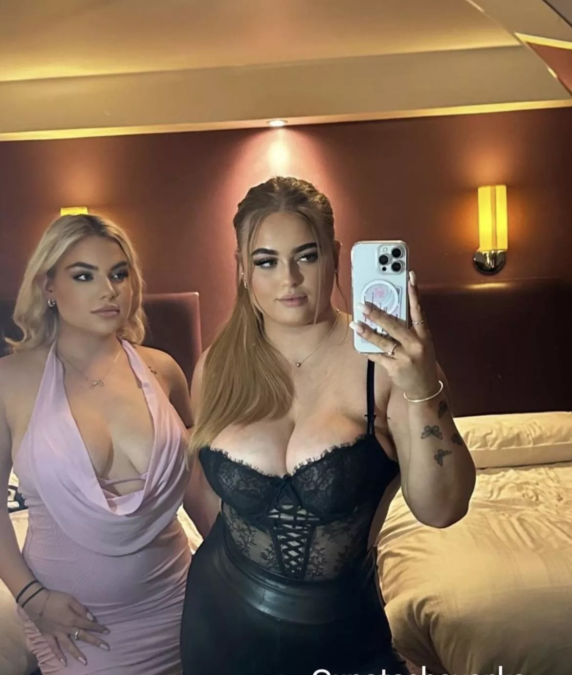 There’s a reason she’s taking the photo