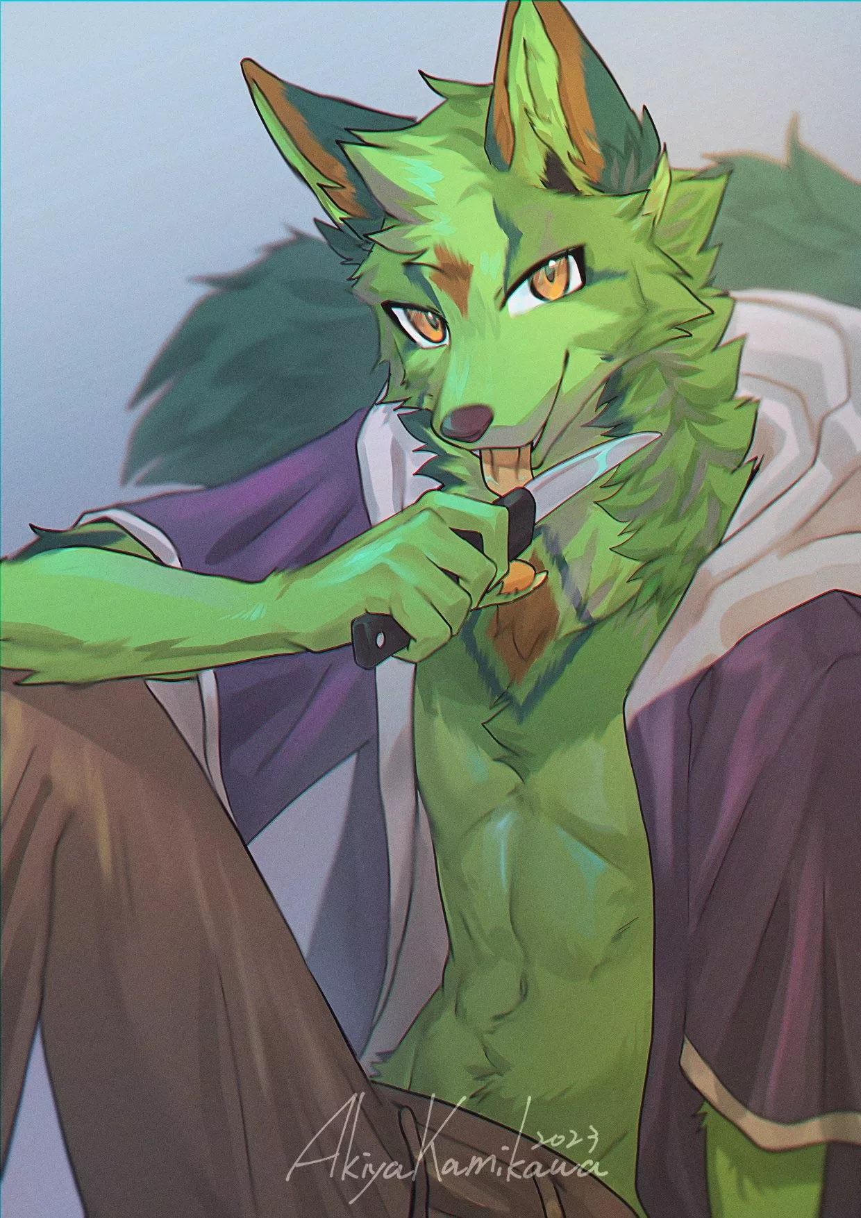 This knife is coated in poison (By me)