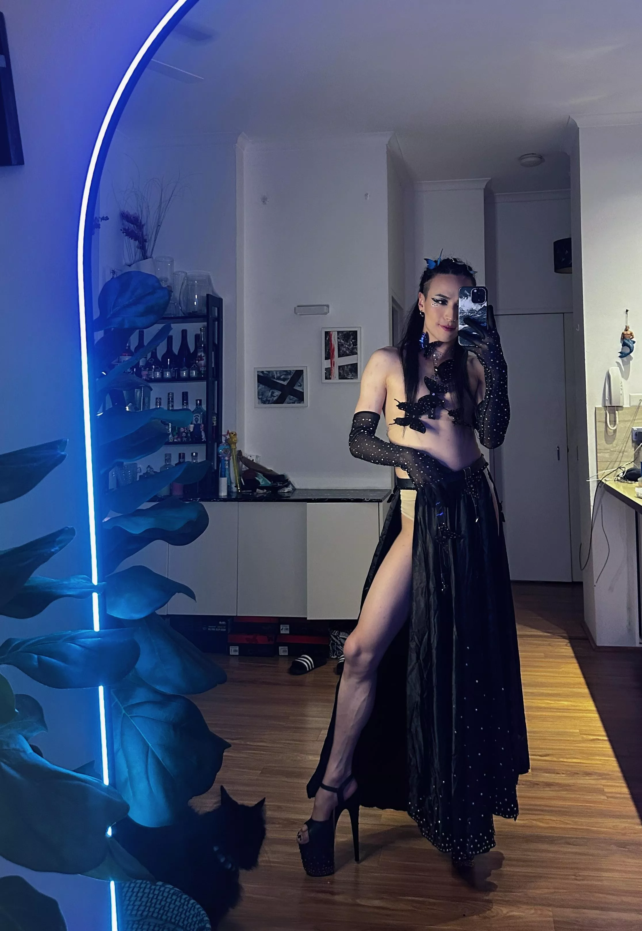 Throw back to my Halloween outfit this year 🦋🦋