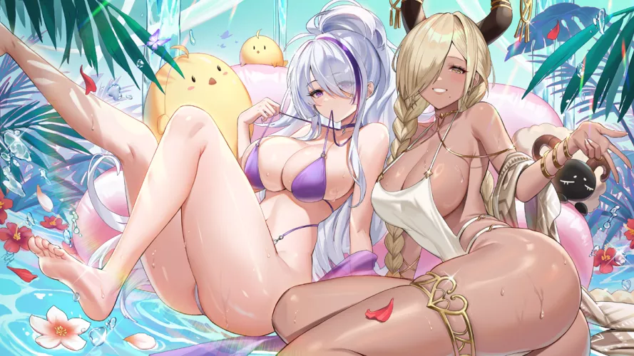 Unzen and Owari (Azure Lane) by anzumame
