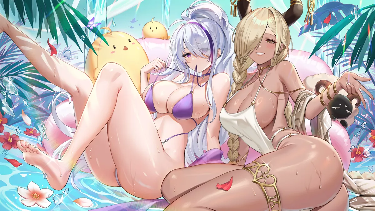 Unzen and Owari (Azure Lane) by anzumame