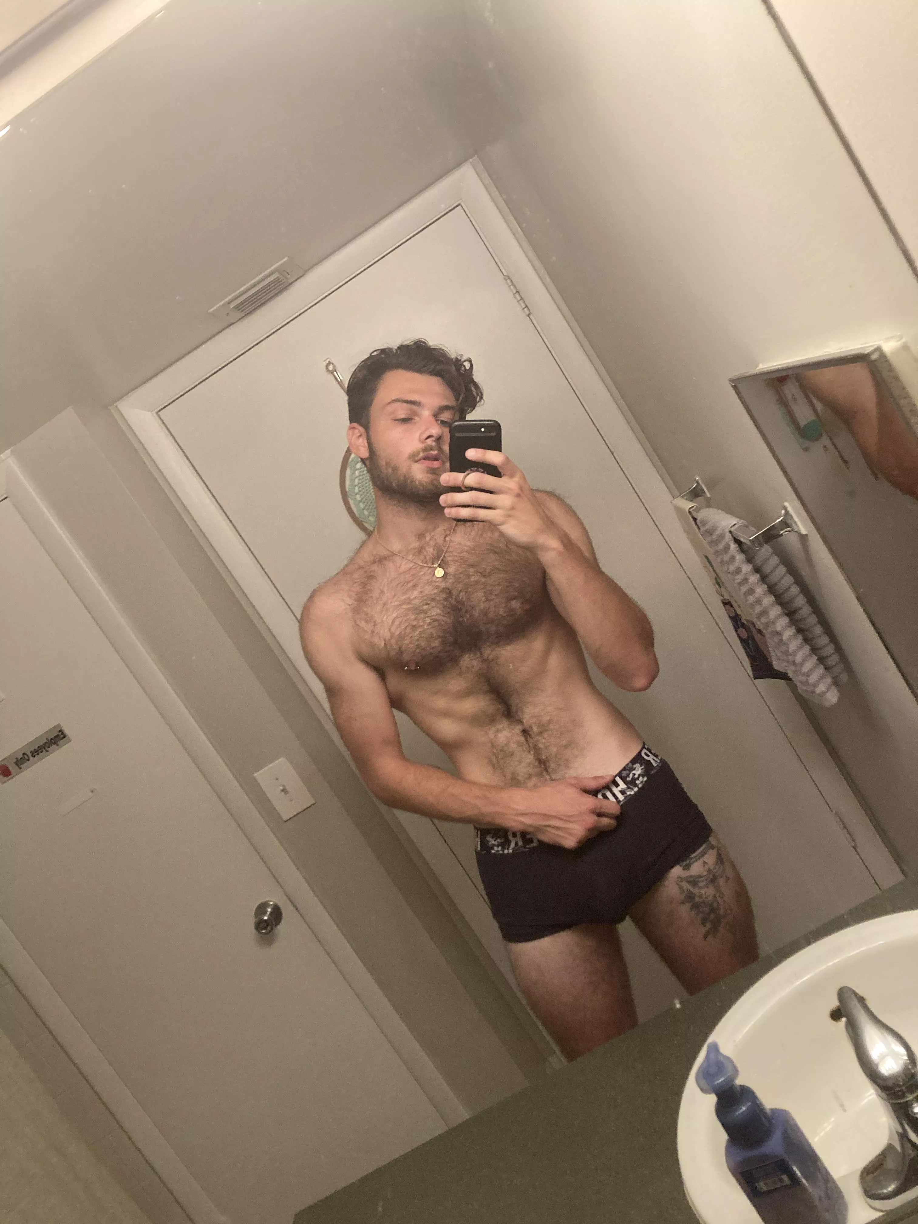 Was feeling myself after the gym