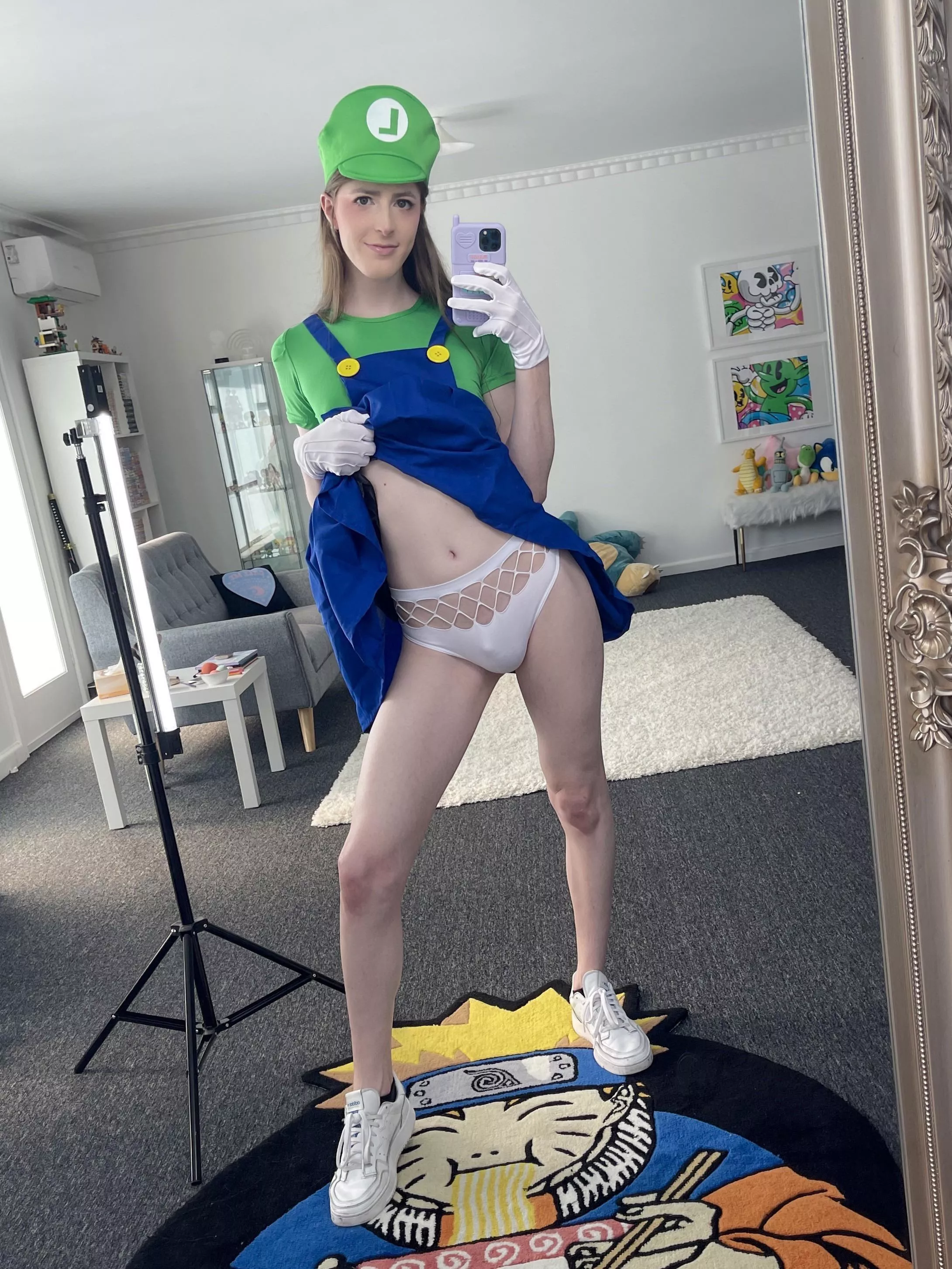 When you see me like this, what's the first word that comes to mind?