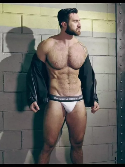 You see me in the gym locker room like this. What do you do?