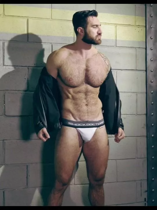 You see me in the gym locker room like this. What do you do?