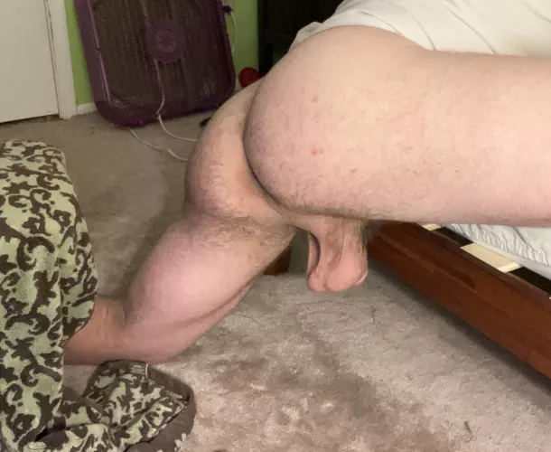 19. Doing my stretches…