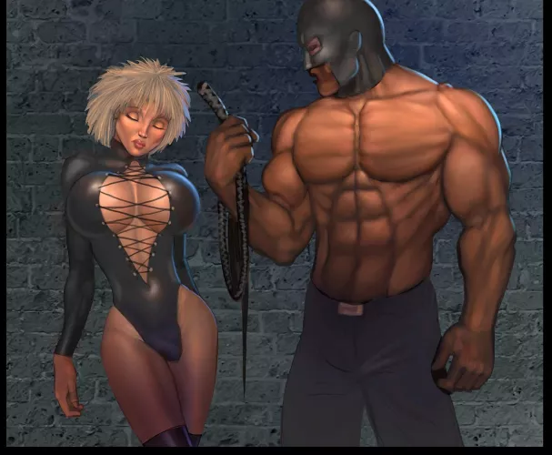 A slave and his master. Art by Fontau, in comic call 