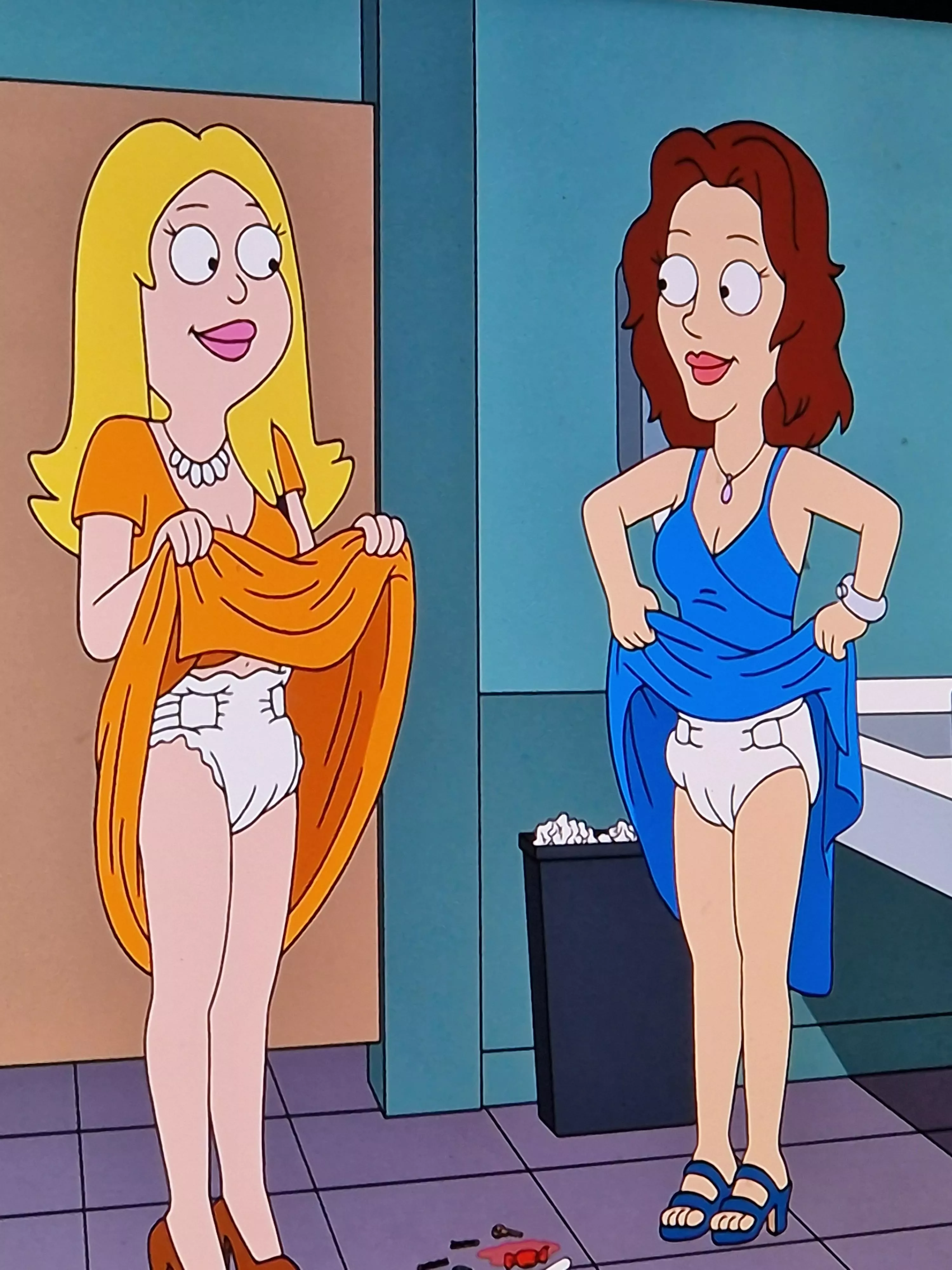 American dad has some abdl stuff through out the series I think