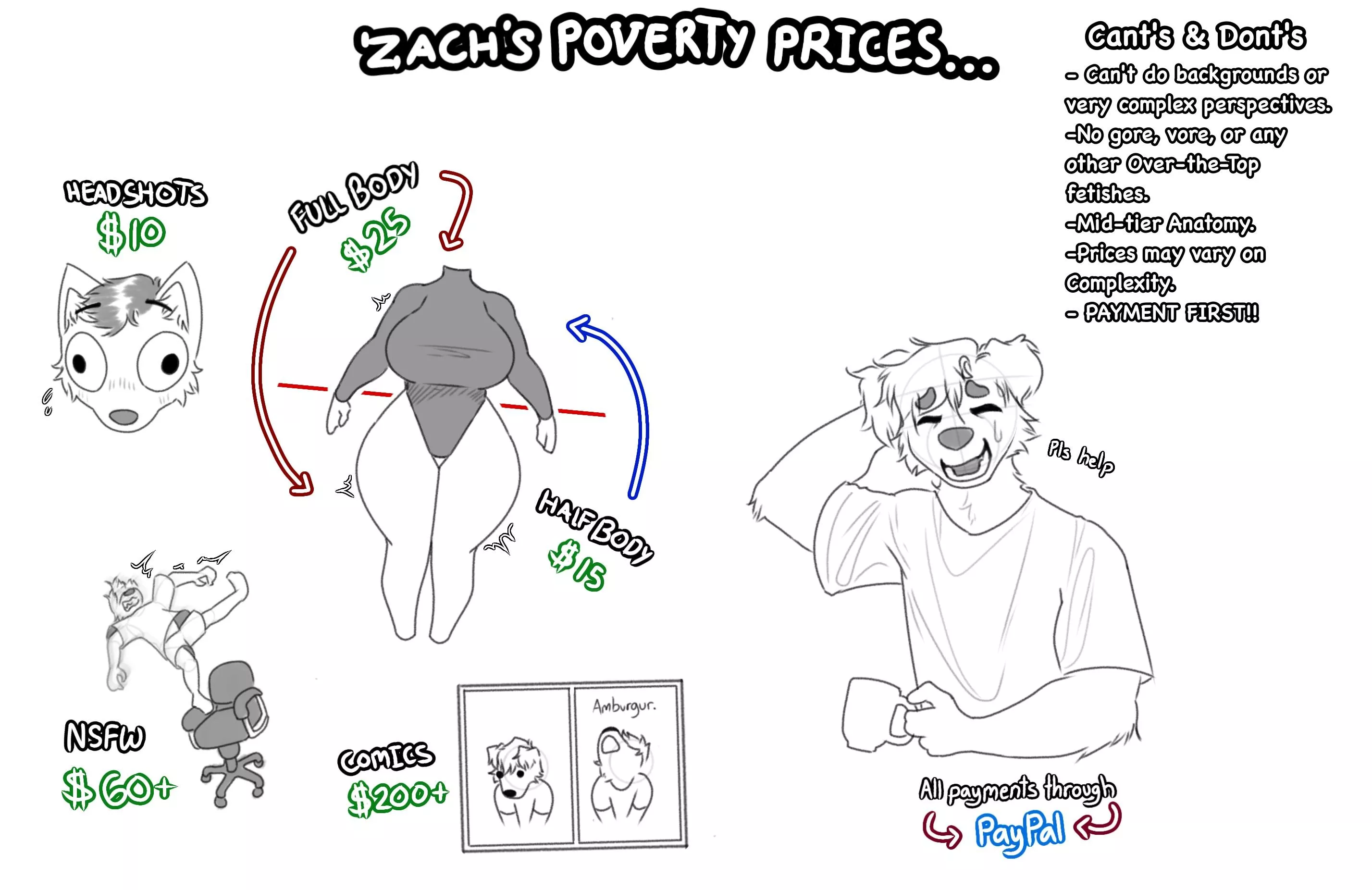 Anything helps! (Art by me)