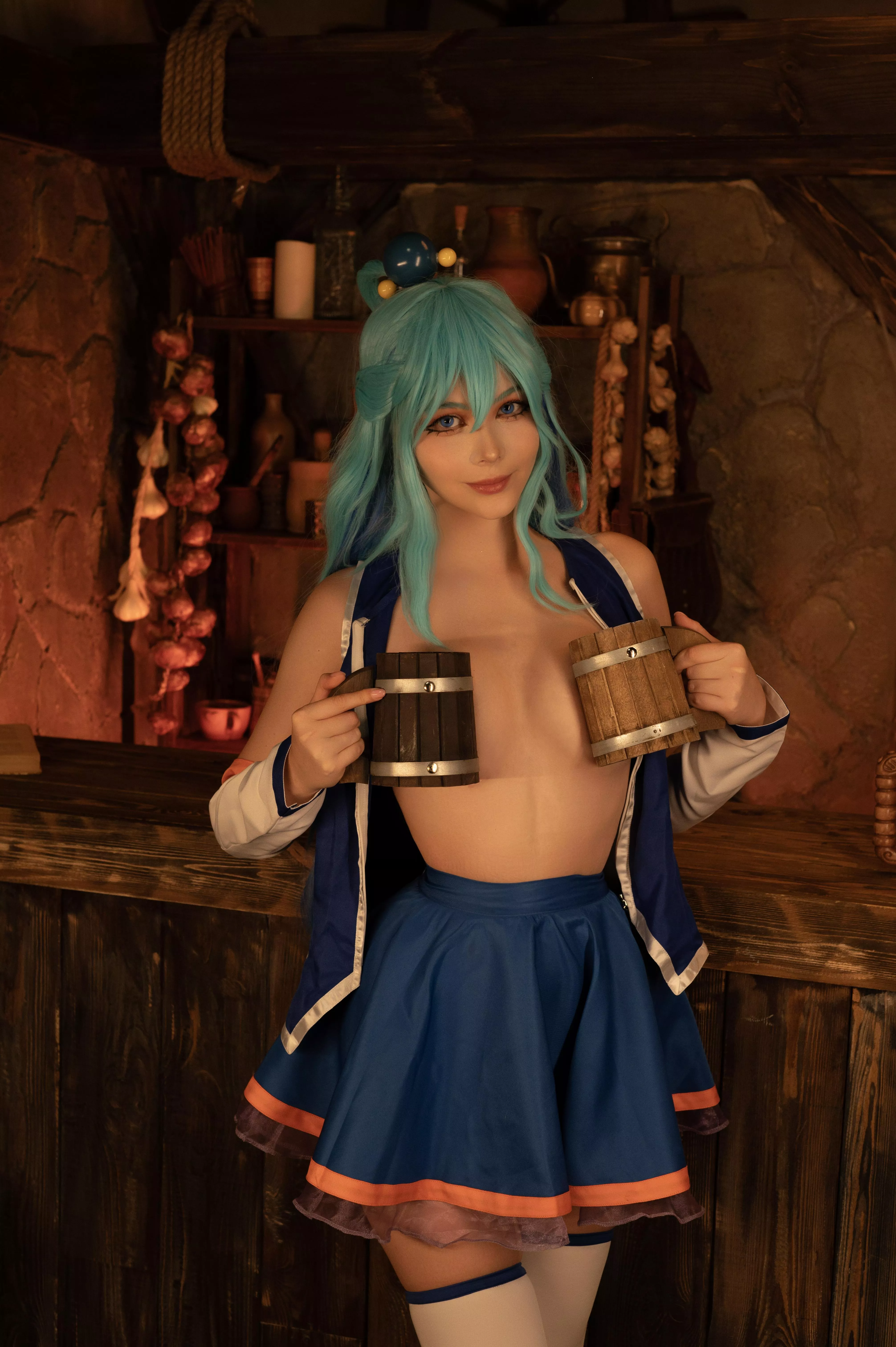 Aqua from Konosuba by Tsukides