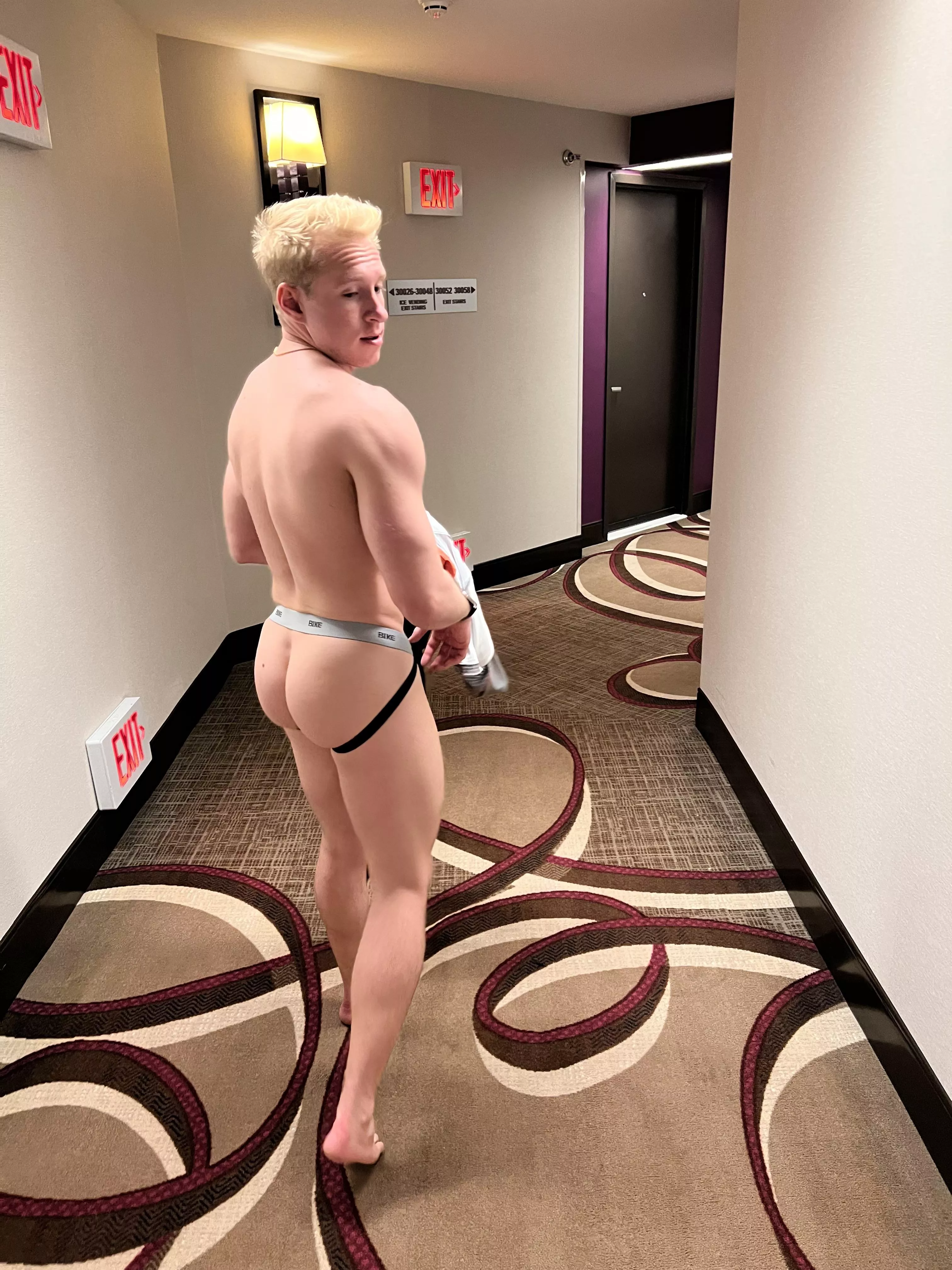 Couldn’t wait to get to the room