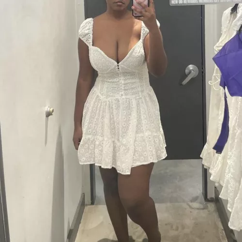 do you like how my boobs look in this dress?