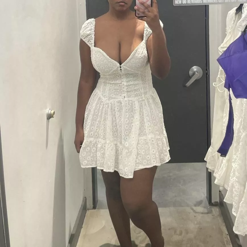 do you like how my boobs look in this dress?