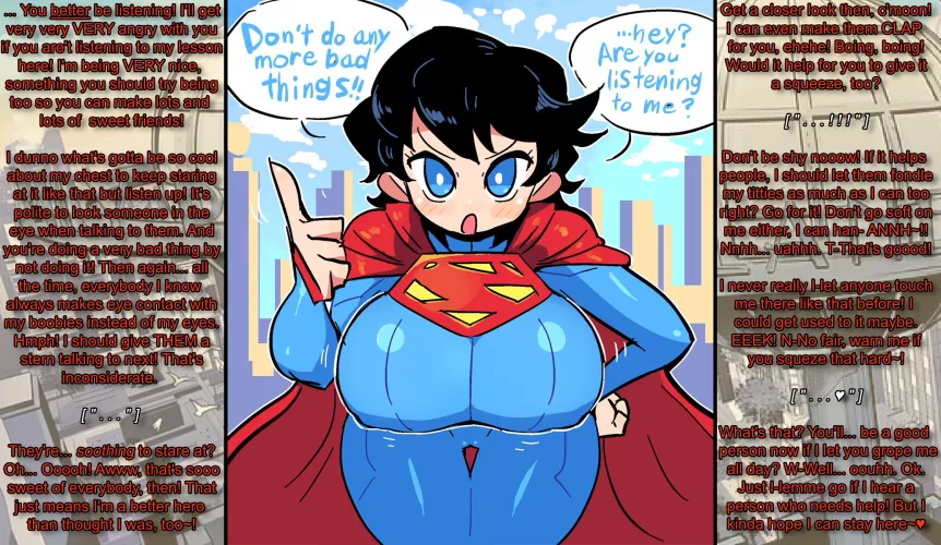 Don't Do Bad Things! [Genderbend] [Breast Fondling] [DC]