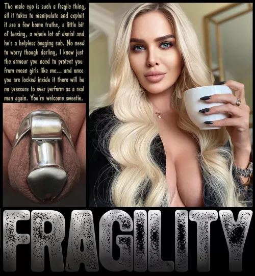 FRAGILITY [chastity] [femdom] [denial]