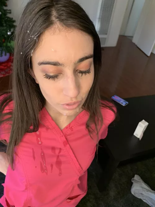 Got a little bodily fluid on my scrubs