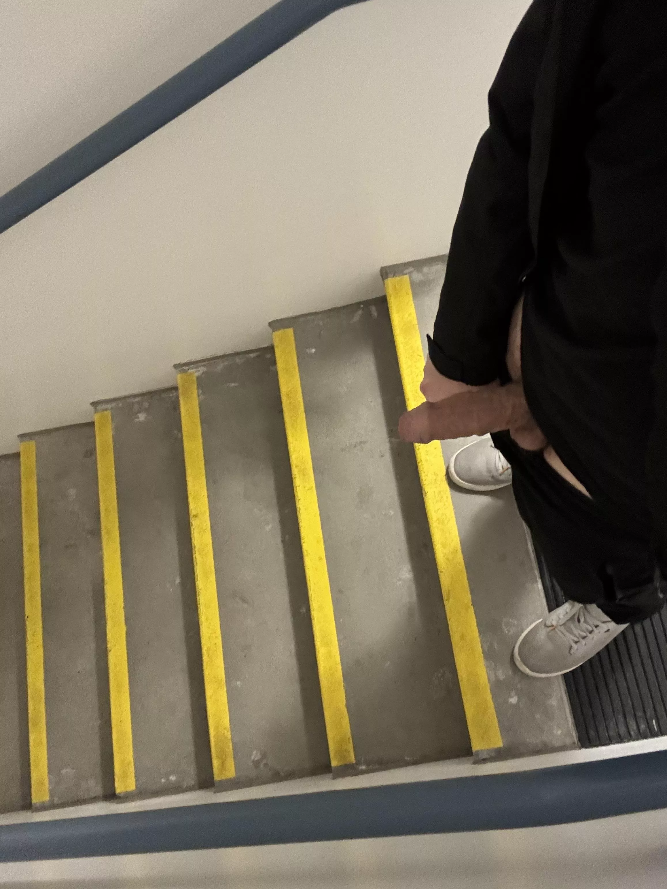 got horny in the stairwell