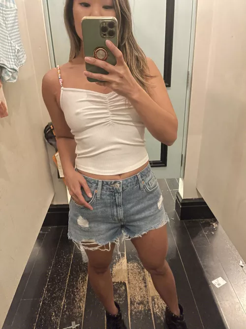 I never wear a bra when I go to the mall