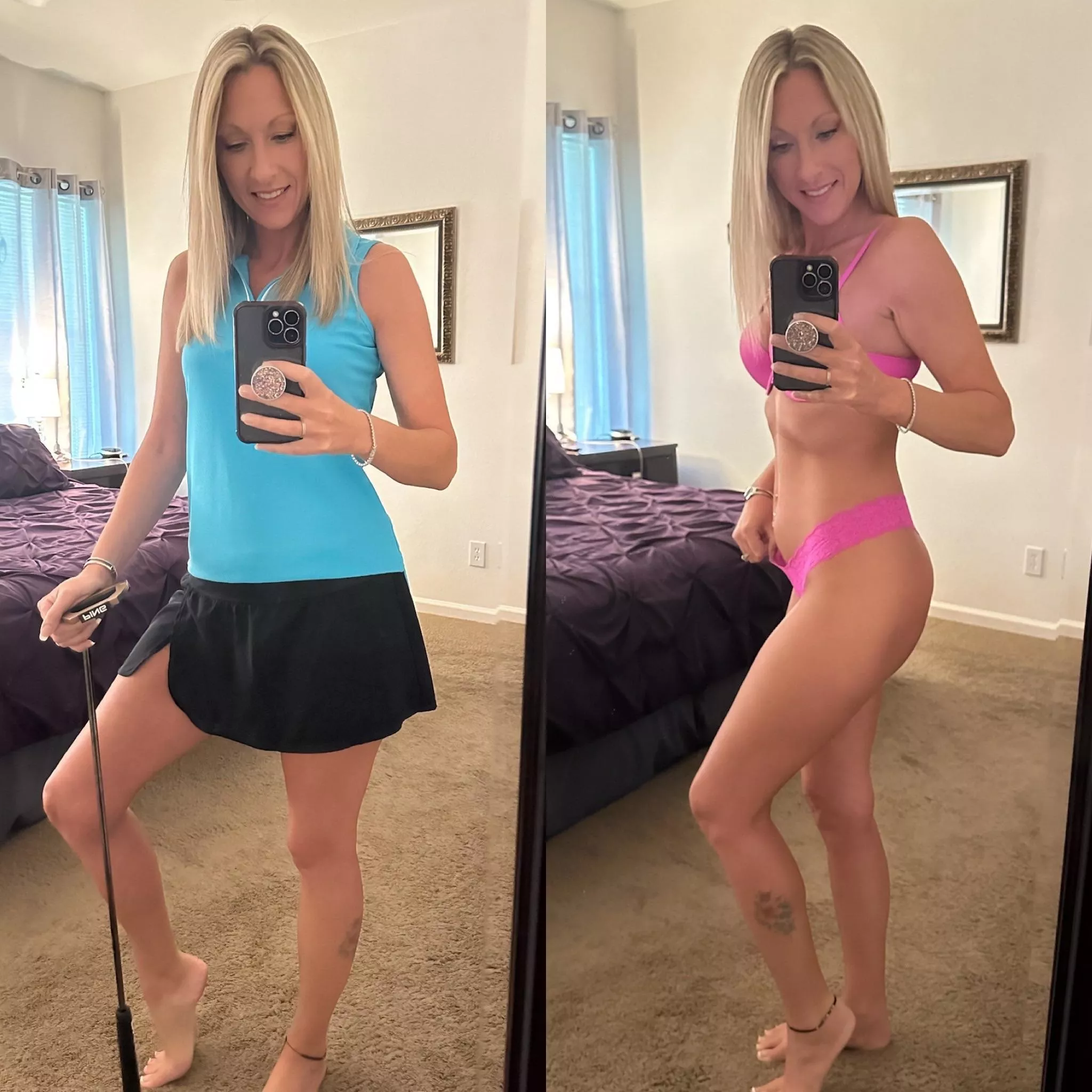 I play better when I wear cute underwear