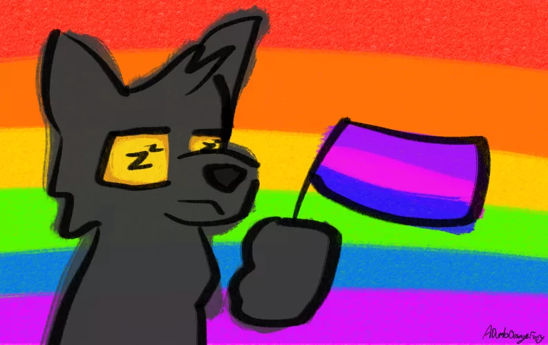 I wanna do some silly furry pride doodles! I will do EVERY reply I get, just comment your ref and what flags you want! :3