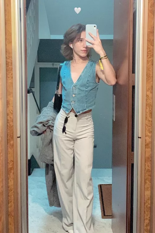 last night’s outfit had me feeling like a lady 🦋🌷✨