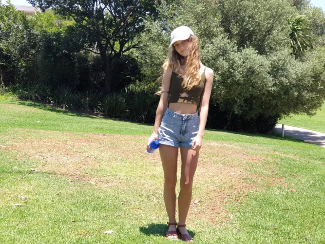 Legs for days, honey. Admit it, they're irresistible. F18