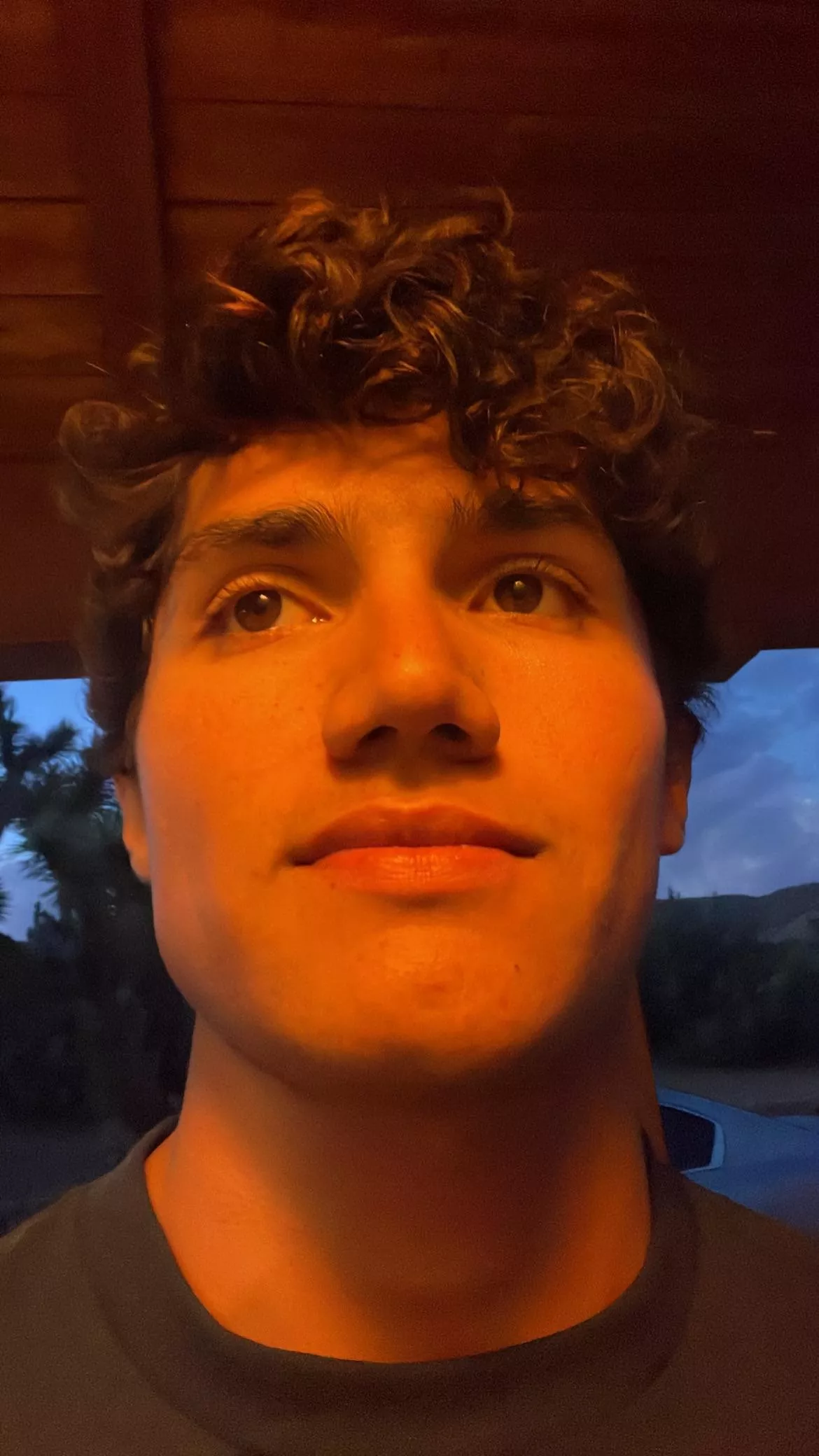 Letting the hair grow out a bit with this colder weather