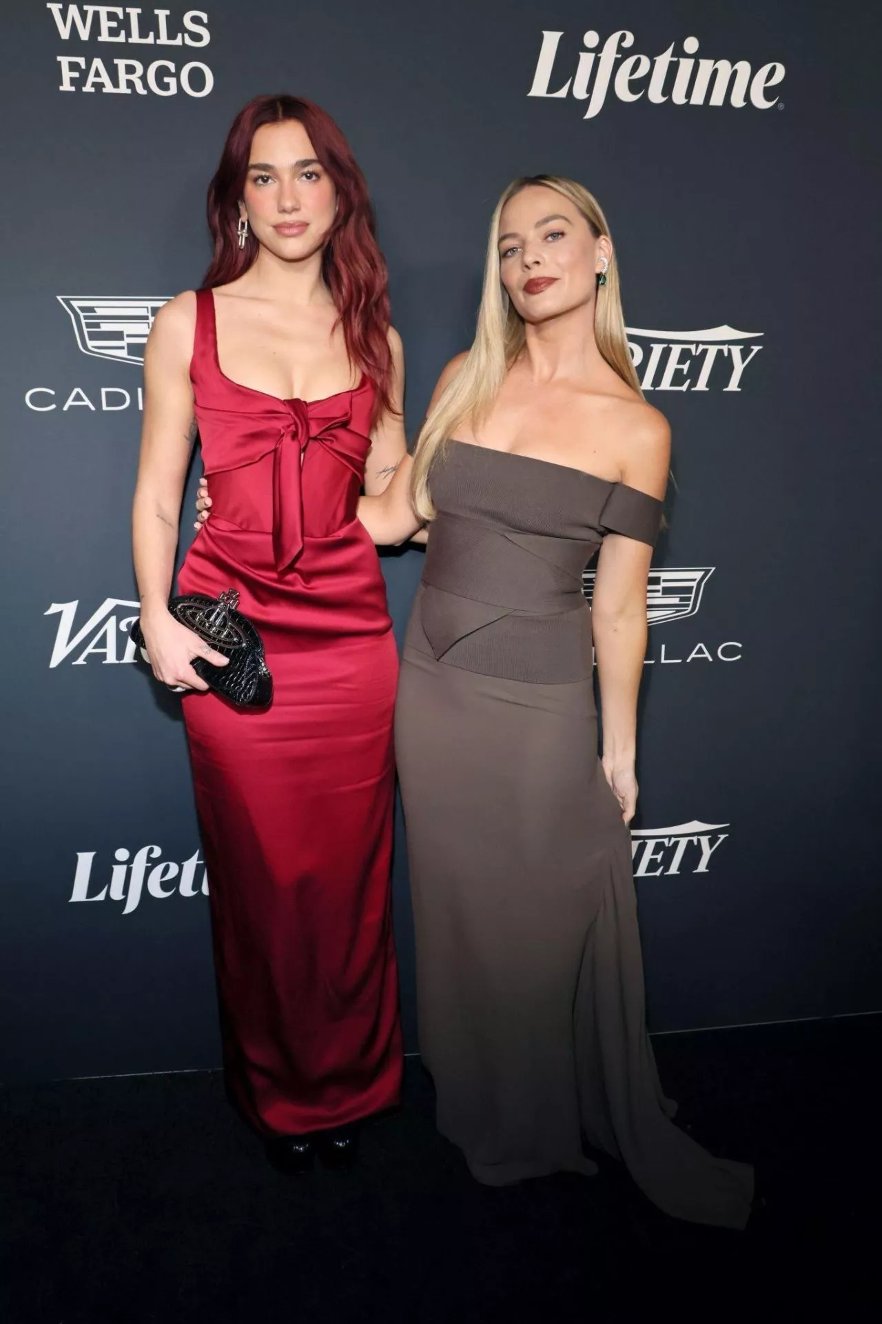 Margot Robbie and Dua Lipa