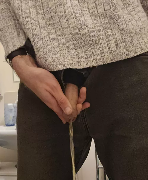 Nothing like a good piss when you get home