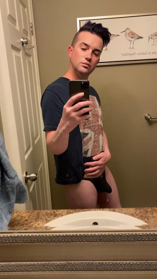 (NSFW) Classic black thong! Am I rocking it ?