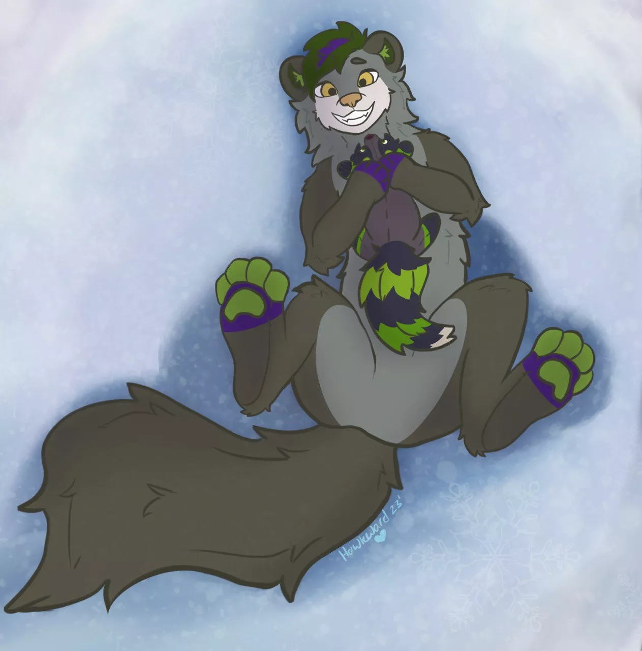 Snow...skunk?🦨💕