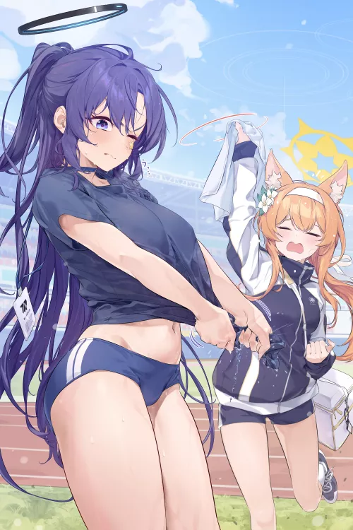 Sweaty Yuuka [Blue Archive]