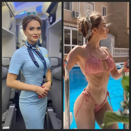 Uniform or bikini?