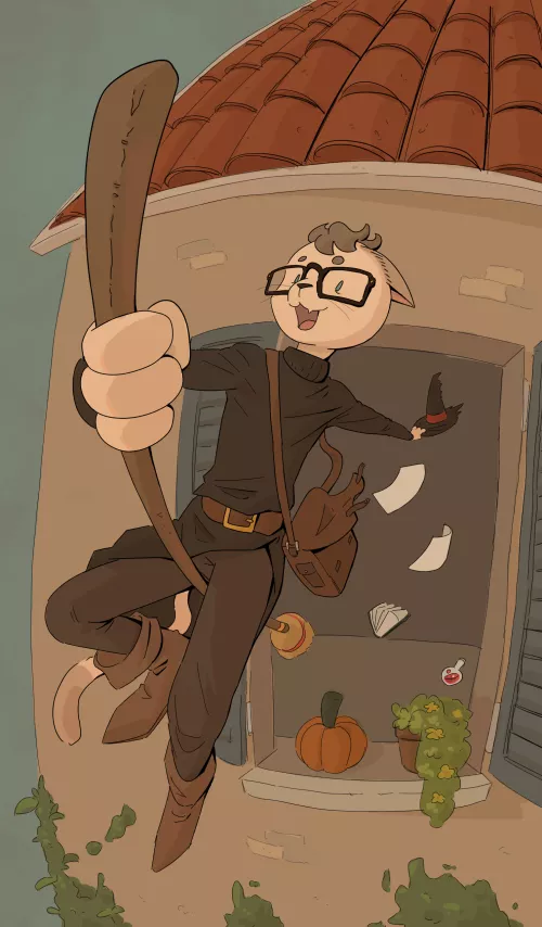 what would your fursona's be for halloween? mine was a witch <|:) (art by me :D)