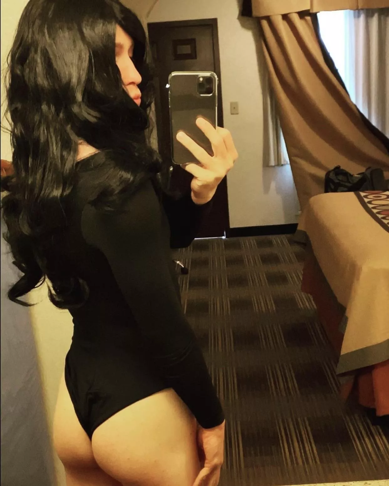 When I dressed up in a hotel room