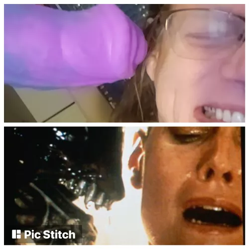 When my bottom had enough. I found a new use for my gigantic toy